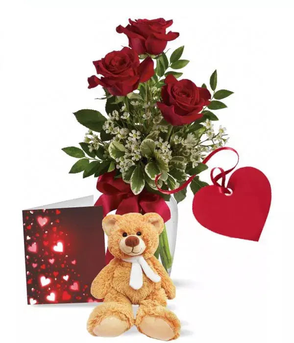 Roses & Teddy Special Fleur Concept