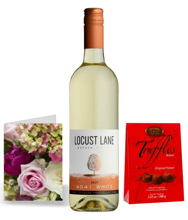 White Wine Truffles Card Fleur Concept