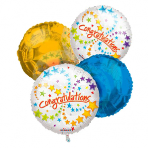 Bouquet de ballons de félicitations (4) buy at Fleur Quebec