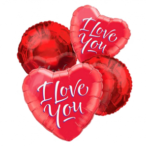 Bouquet de Ballons "Je T'aime" (4)